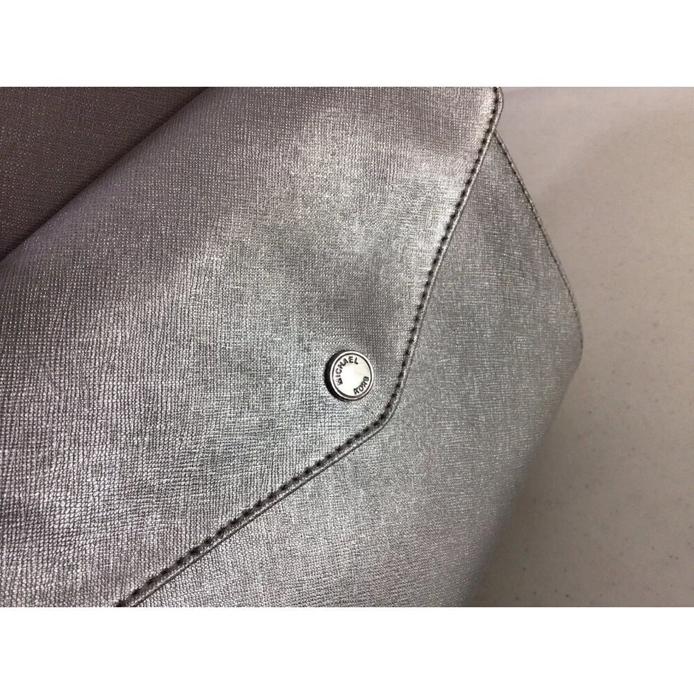 Michael Kors Gray Leather Purse Tote